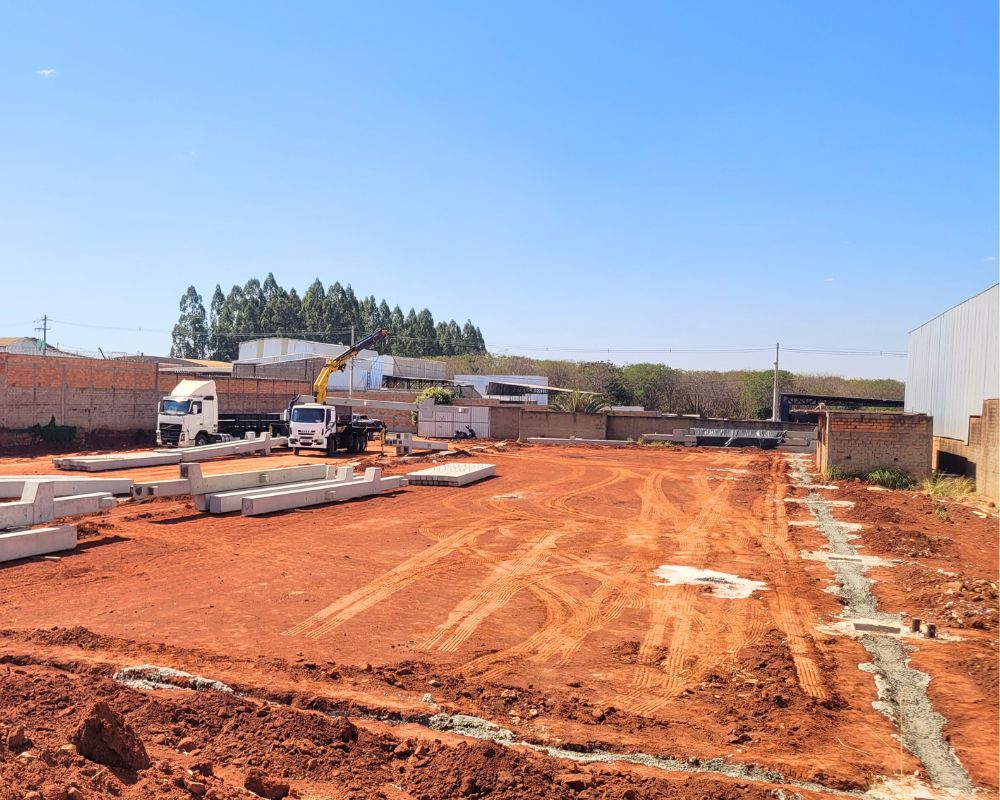 Entrega das Peças em Obra