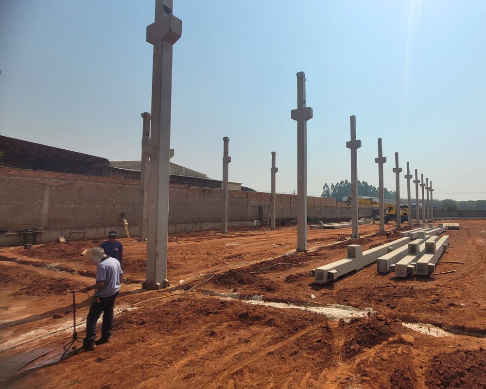 Montagem das Peças em Obra