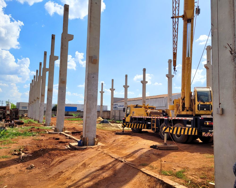 Montagem das Peças em Obra