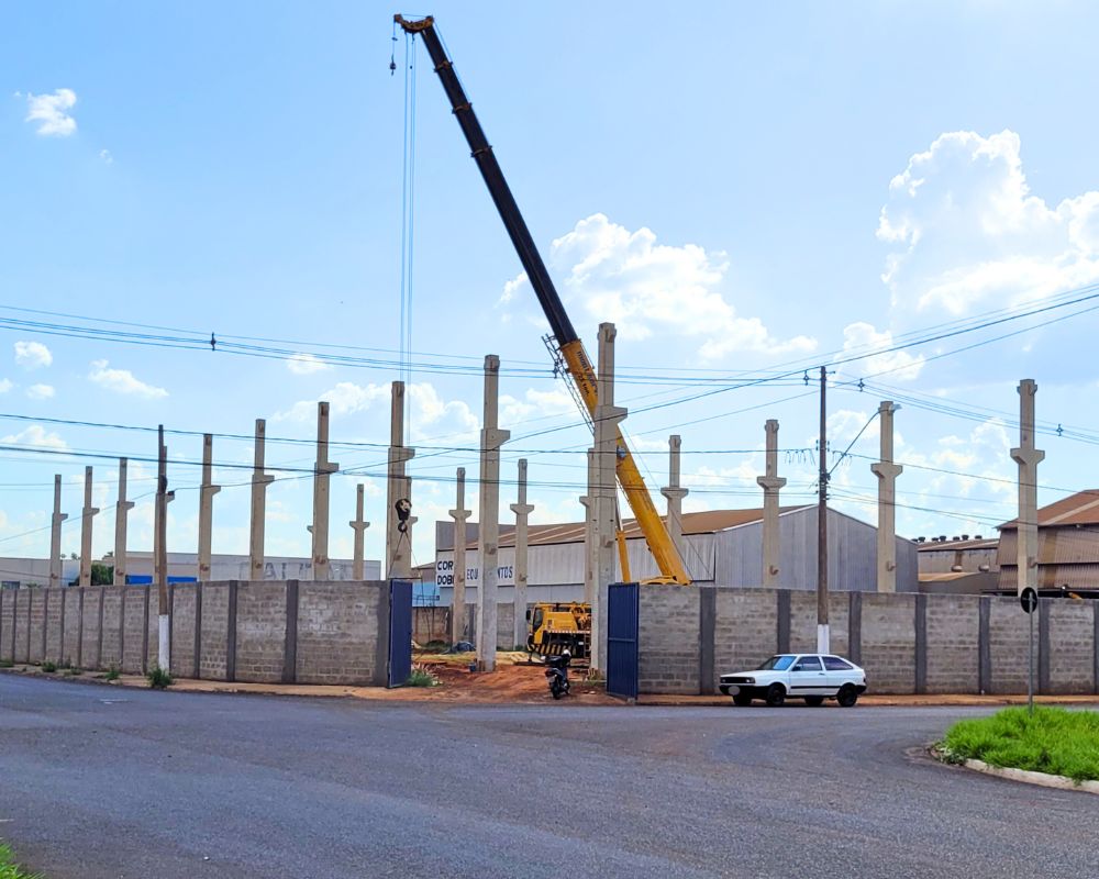 Montagem das Peças em Obra